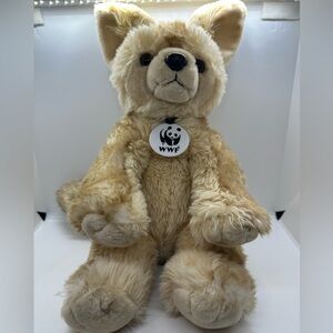 Retired Build A Bear WWF Fennec Fox Collectibear 15 Inch Plush